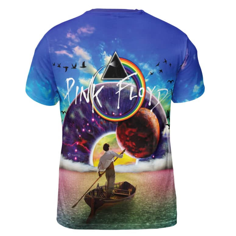 The Endless River x Pulse Album And Eclipse DSOTM Rainbow Ring Art Shirt