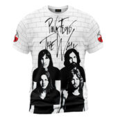 Shirt Front Pink Floyd Band X The Wall Dsotm Wywh And Animals Hoodie - OtherBrick