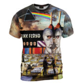 Shirt Front Wish You Were Here Endless Dark Side Of The Moon Pink Floyd The Wall Division Bell Animals - OtherBrick