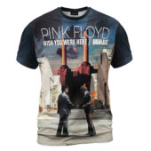 Shirt Front Wish You Were Here X Animals Dsotm And Pink Floyd The Wall - OtherBrick