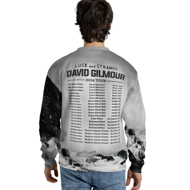 David Gilmour Luck And Strange 2024 Tour Dates Shirt