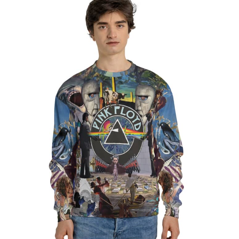 Pink Floyd Album Collage Art DSOTM WYWH Shirt
