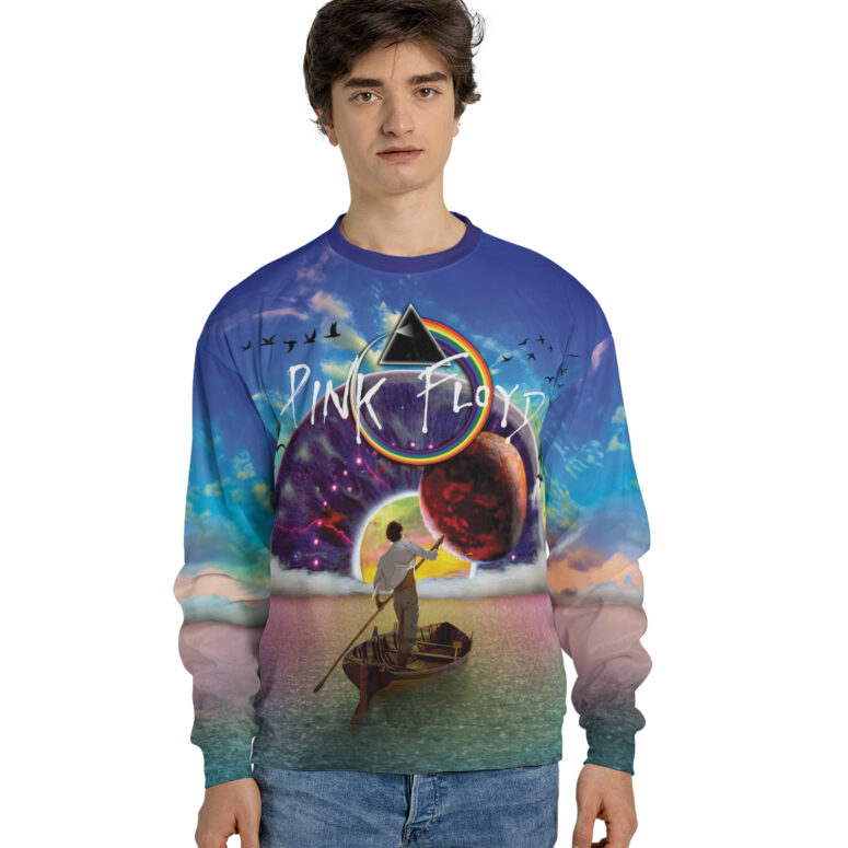 The Endless River x Pulse Album And Eclipse DSOTM Rainbow Ring Art Shirt
