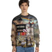 Sweater Front Wish You Were Here Endless Dark Side Of The Moon Pink Floyd The Wall Division Bell Animals Hoodie - OtherBrick