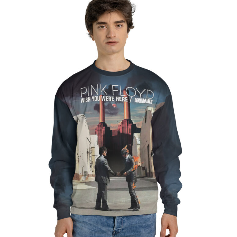 Wish You Were Here x Animals DSOTM And Pink Floyd The Wall Shirt