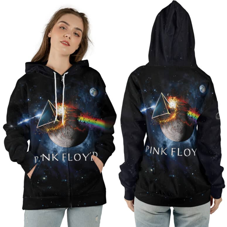 Dark Side Of The Moon Universe Galaxy Pink Floyd Shirt