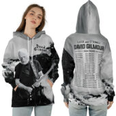 Ziphoodie David Gilmour Luck And Strange 2024 Tour Date Hoodie - OtherBrick