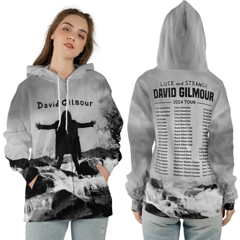 David Gilmour Luck And Strange 2024 Tour Shirt