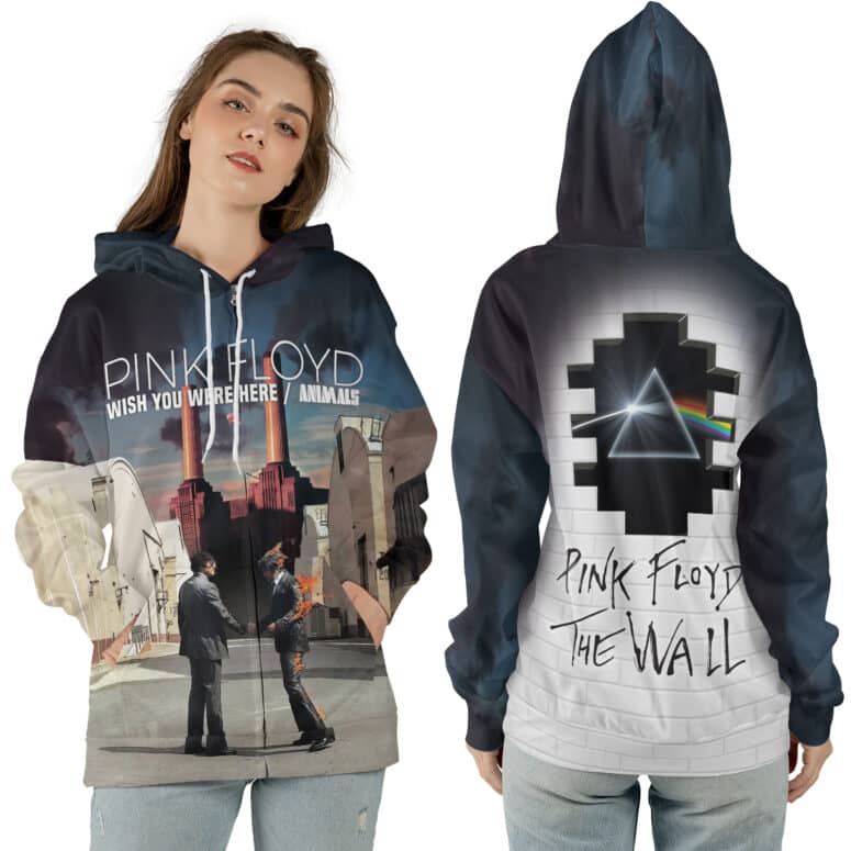 Wish You Were Here x Animals DSOTM And Pink Floyd The Wall Shirt