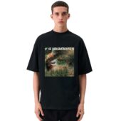 A Saucerful Of Secrets Mockup Tshirt Black Man Front - OtherBrick