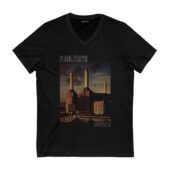 Animals Album Pink Floyd Vintage Front Vneck Black - OtherBrick