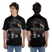 Dark Side Of The Moon Pink Floyd Ban On The Moon Man Polo Shirt - OtherBrick