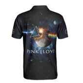 Dark Side Of The Moon Universe Galaxy Pink Floyd Polo Back - OtherBrick