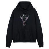 Death Raven Bird The Wall Pink Floyd Front Hoodie Black - OtherBrick