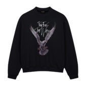 Death Raven Bird The Wall Pink Floyd Front Sweatshirt Black - OtherBrick