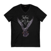 Death Raven Bird The Wall Pink Floyd Front Vneck Black - OtherBrick