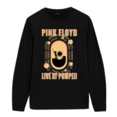 Live At Pompeii Pink Floyd Limited Edition Front Longsleeve Black - OtherBrick