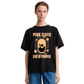 Live At Pompeii Pink Floyd Limited Edition Front Shirt Woman Black - OtherBrick