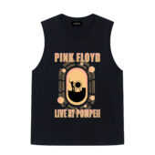 Live At Pompeii Pink Floyd Limited Edition Front Tank Black - OtherBrick