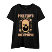 Live At Pompeii Pink Floyd Limited Edition Front Wtee Black - OtherBrick