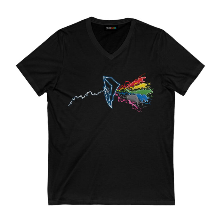 Morphin Side of the Zords Pink Floyd Shirt