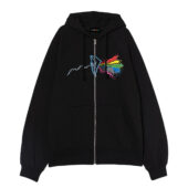 Morphin Side Of The Zords Front Ziphoodie Black - OtherBrick