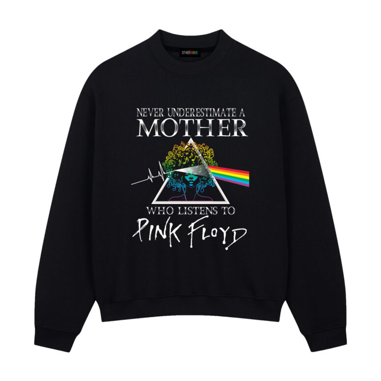 Never Underestimate A Mother Who Listens to Pink Floyd Shirt