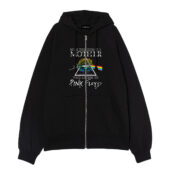 Never Underestimate A Mother Who Listens To Pink Floyd Front Ziphoodie Black - OtherBrick