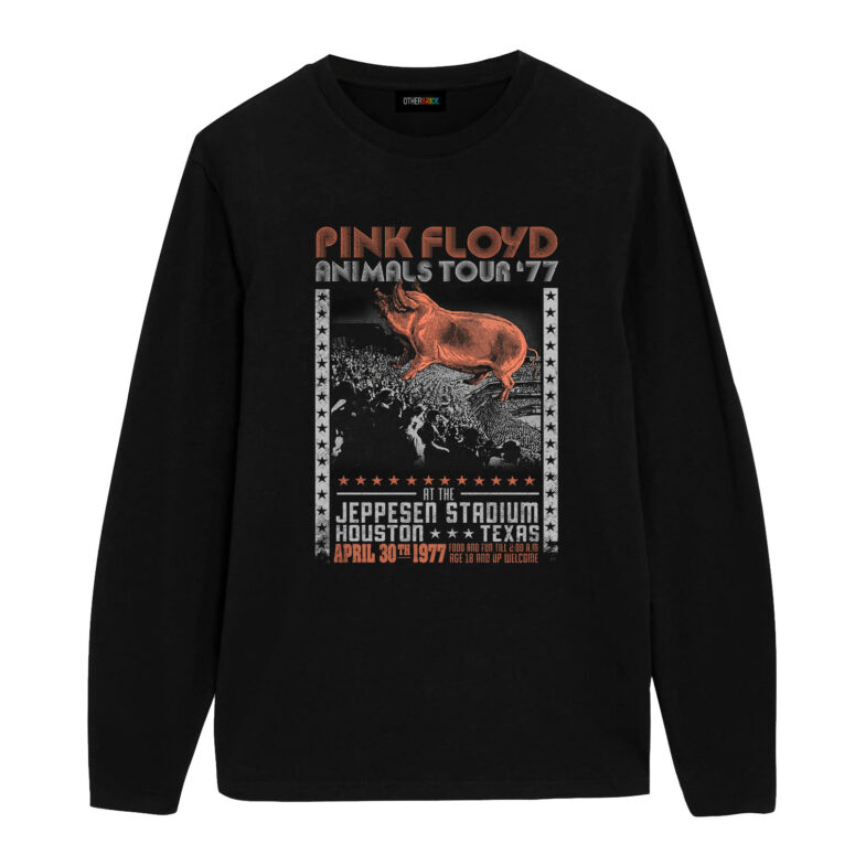 Pink Floyd Animals Tour 1977 At The Jeppesen Stadium Texas Shirt