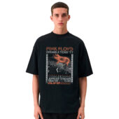 Pink Floyd Animals Tour 1977 At The Jeppesen Stadium Texas Front Shirt Man Black - OtherBrick