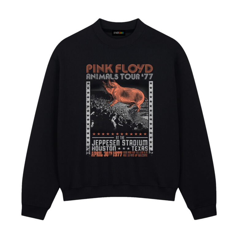 Pink Floyd Animals Tour 1977 At The Jeppesen Stadium Texas Shirt