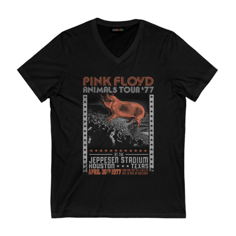 Pink Floyd Animals Tour 1977 At The Jeppesen Stadium Texas Shirt