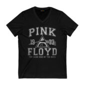 Pink Floyd Dsotm 1973 Concert Tour Vintage Front Vneck Black - OtherBrick