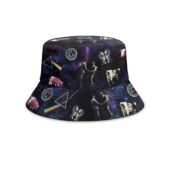 Pink Floyd Dsotm Wywh The Division Bell Atom Heart Mother Pig And Pulse Bucket Hat Front - OtherBrick