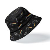 Pink Floyd Dark Side Of The Moon Bucket Hat Black - OtherBrick