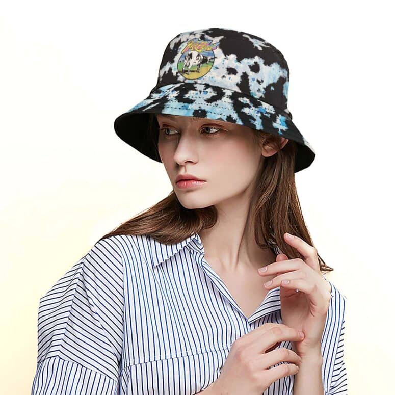 Pink Floyd Distant Bells Atom Heart Mother Shirt Bucket Hat