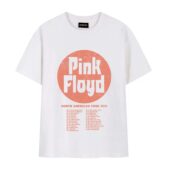 Pink Floyd North American Tour Dates 1971 Live Concert Rock Band Front Tshirt White - OtherBrick