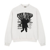 Pink Floyd Piper At The Gates Of Dawn Album Tracklist Prog Rock Front Sweatshirt White - OtherBrick