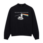 Pink Floyd The Dark Side Of Dunoon Front Sweatshirt Black - OtherBrick