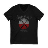 Pink Floyd The Wall Hammer Rock Band Front Vneck Black - OtherBrick