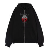 Pink Floyd The Wall Hammer Rock Band Front Ziphoodie Black - OtherBrick