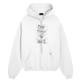 Pink Floyd The Wall Logo Classic Rock Metal Band Front Hoodie White - OtherBrick
