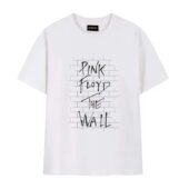 Pink Floyd The Wall Logo Classic Rock Metal Band Front Tshirt White - OtherBrick