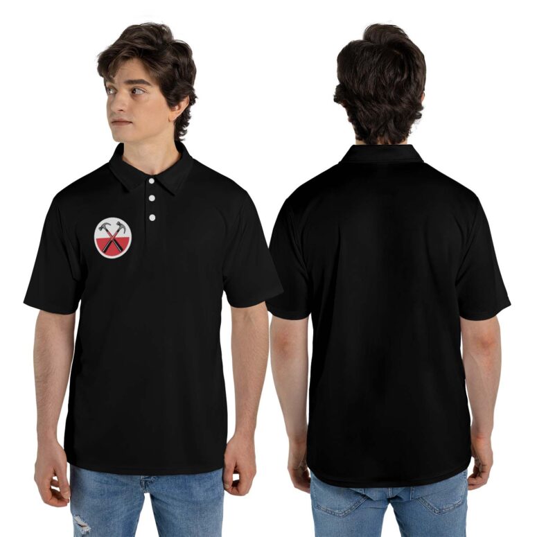Pink Floyd The Wall Logo Polo Shirt