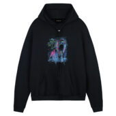 Pink Floyd The Wall Screaming Face Art Front Hoodie Black - OtherBrick