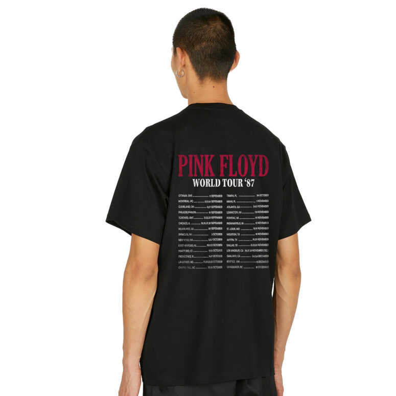Pink Floyd World Tour 1987 Vintage Shirt Pink Floyd World Tour 1987 Vintage Shirt