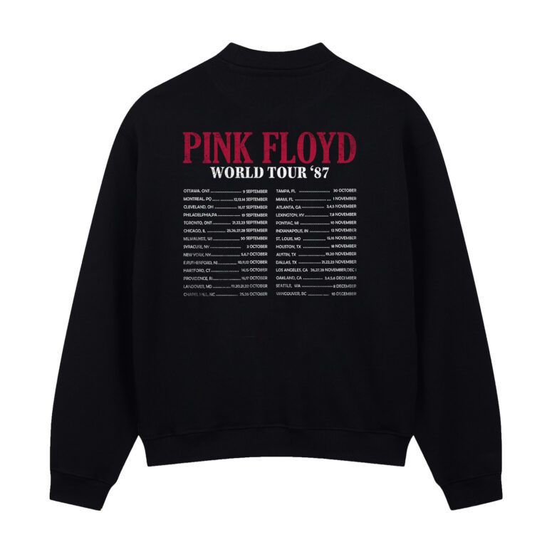 Pink Floyd World Tour 1987 Vintage Shirt Pink Floyd World Tour 1987 Vintage Shirt