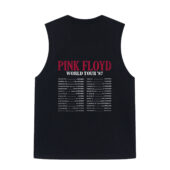 Pink Floyd World Tour 1987 Vintage Back Tank Black - OtherBrick