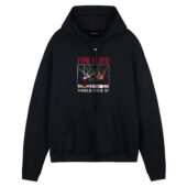 Pink Floyd World Tour 1987 Vintage Front Hoodie Black - OtherBrick