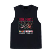 Pink Floyd World Tour 1987 Vintage Front Tank Black - OtherBrick